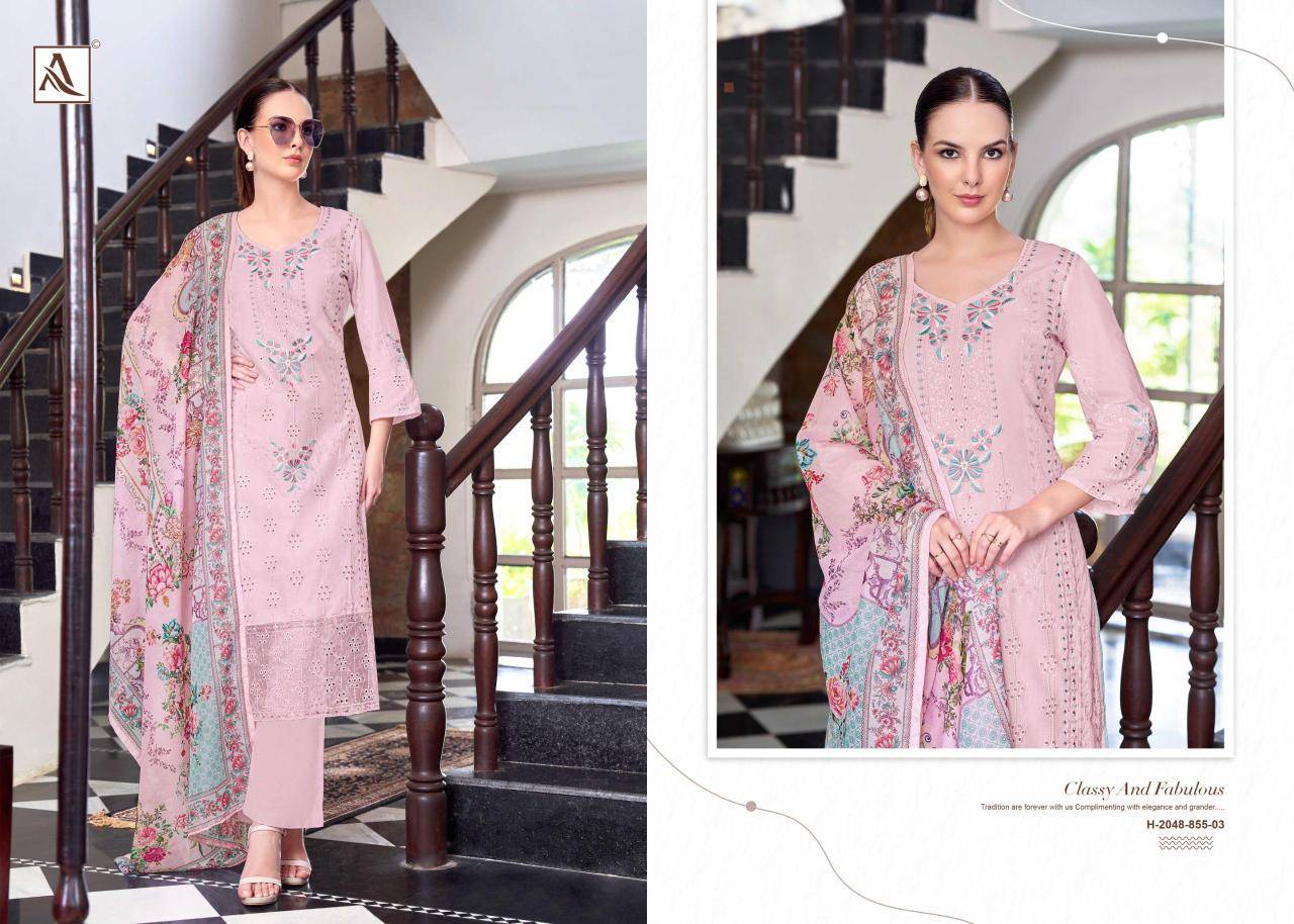 Alok suit the libas Dress materials wholesale price in hydrabad